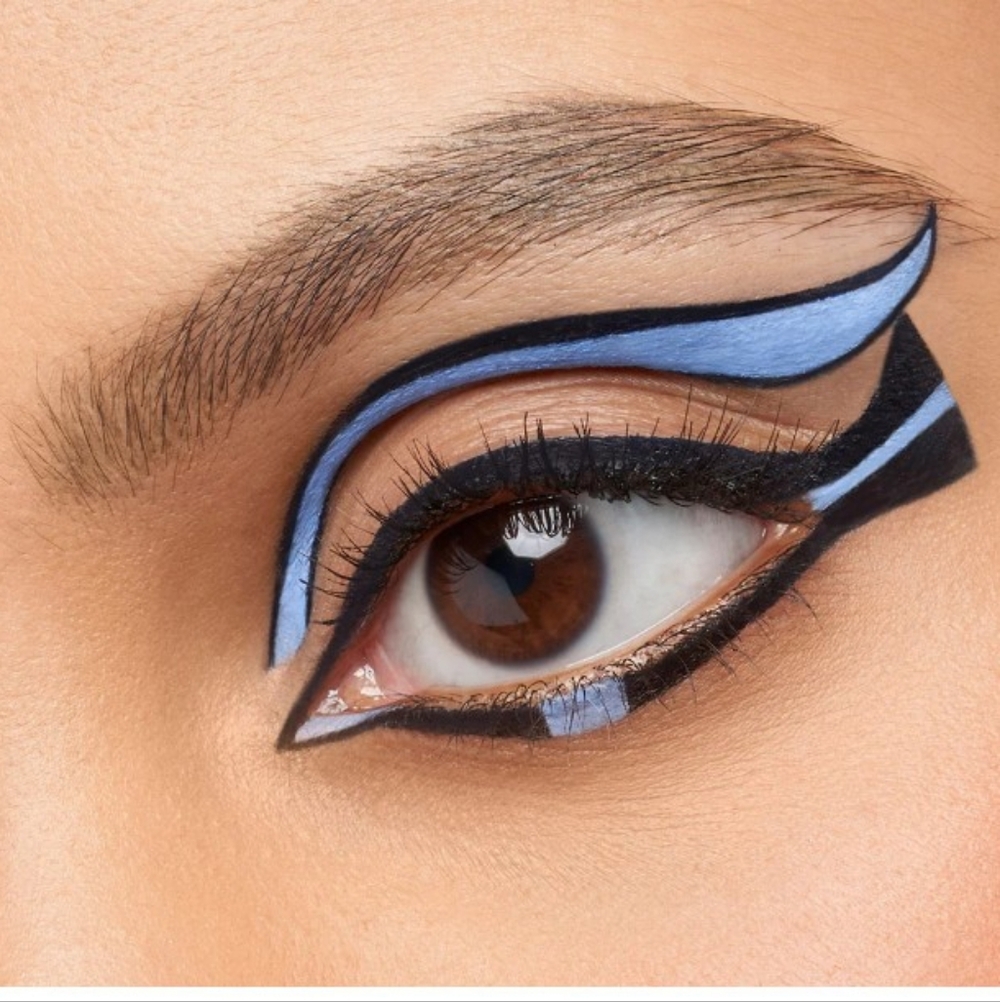 Stila Dual Ended Liquid Eyeliner In Midnight And Periwinkle Micro Tip Pen BNIB